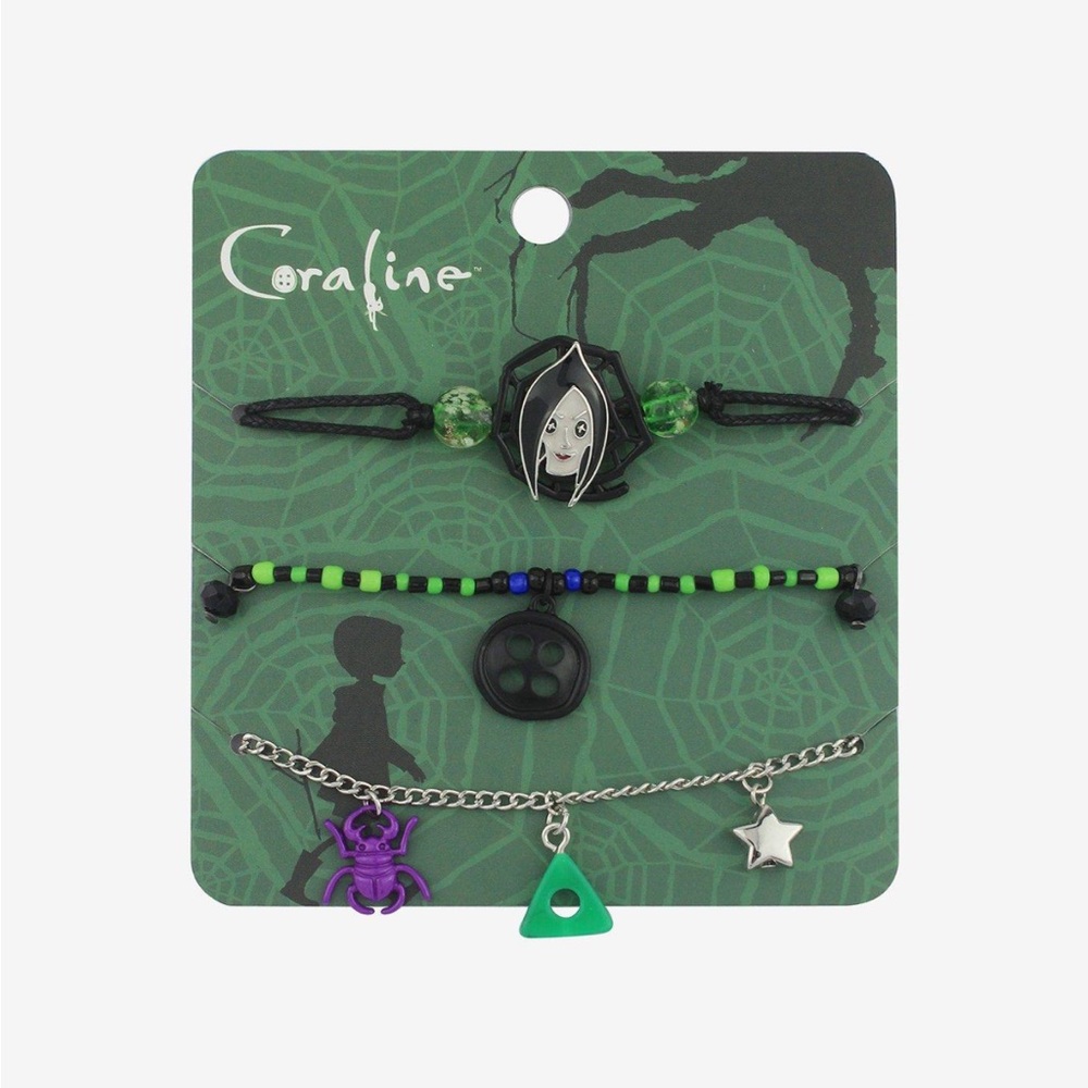 Coraline Other Mother Bracelet Set Hot‎ Topic